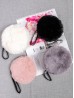 Circle Plush Purse W/ Strap